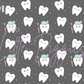 Printed Vinyl - Happy Teeth Collection
