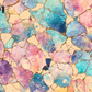 Printed Vinyl - Cracked Crystals