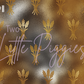 Printed Vinyl - Virgo - Black and Gold