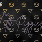 Printed Vinyl - Cancer - Black and Gold