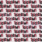 Printed Vinyl - Football - Maroon and Black