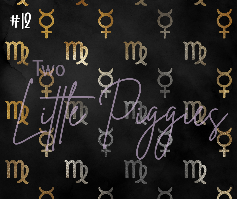 Printed Vinyl - Virgo - Black and Gold