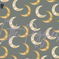 Printed Vinyl - Checkers - Earthy Insects