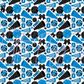 Printed Vinyl - Cheer - Blue and Gray