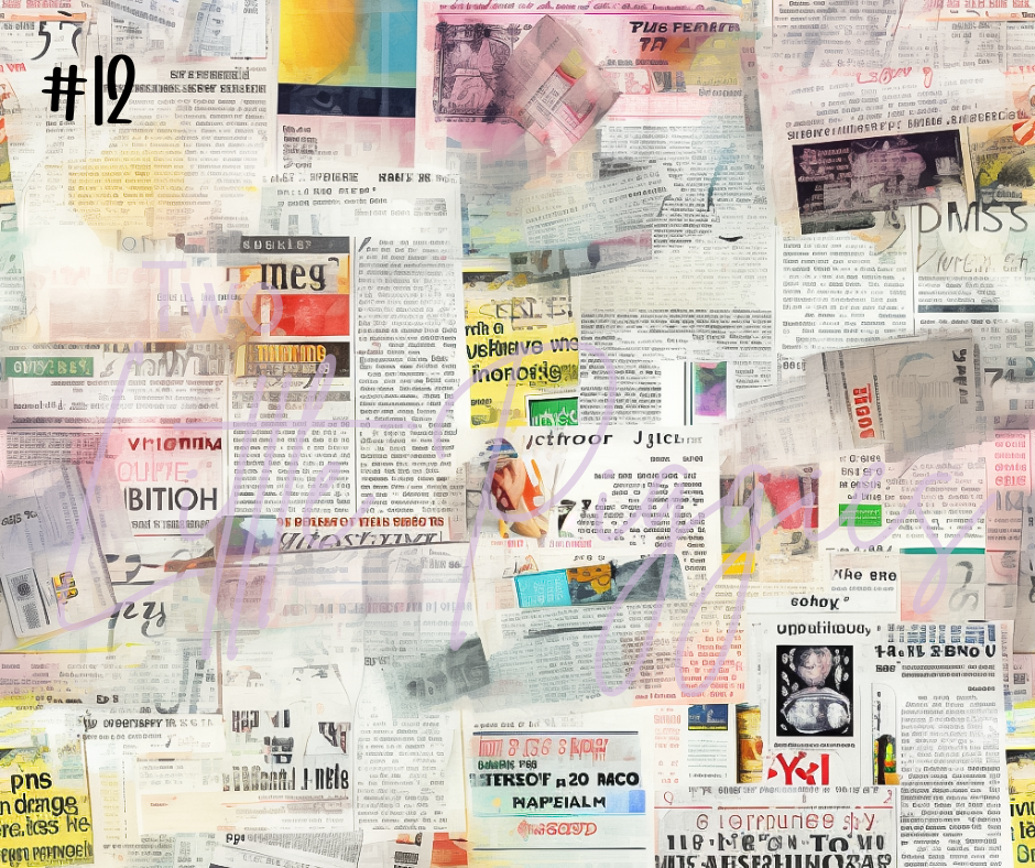 Printed Vinyl - Newspaper
