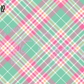 Printed Vinyl - Spring Plaid