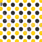 Printed Vinyl - Cheer - Yellow and Black