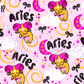 Printed Vinyl - Cutesy Zodiac