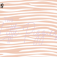 Printed Vinyl - Blush Safari