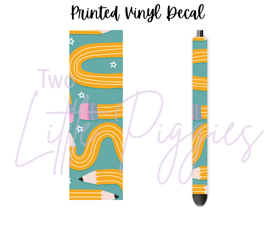 Printed Vinyl - Back to School - Retro School
