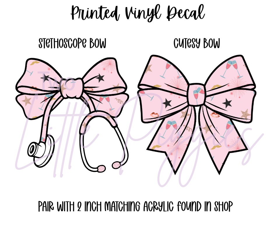 Printed Vinyl - New Year's Party