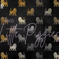 Printed Vinyl - Leo - Black and Gold