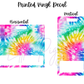 Printed Vinyl - Rainbow Tie Dye
