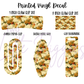 Printed Vinyl - Antique Christmas Flowers
