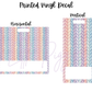 Printed Vinyl - Pastel Knit