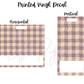 Printed Vinyl - September Plaid
