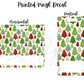 Printed Vinyl - Christmas Trees