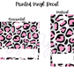 Printed Vinyl - Leopard Rainbow