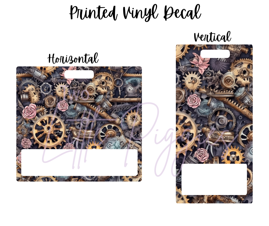 Printed Vinyl - Colorful Steampunk