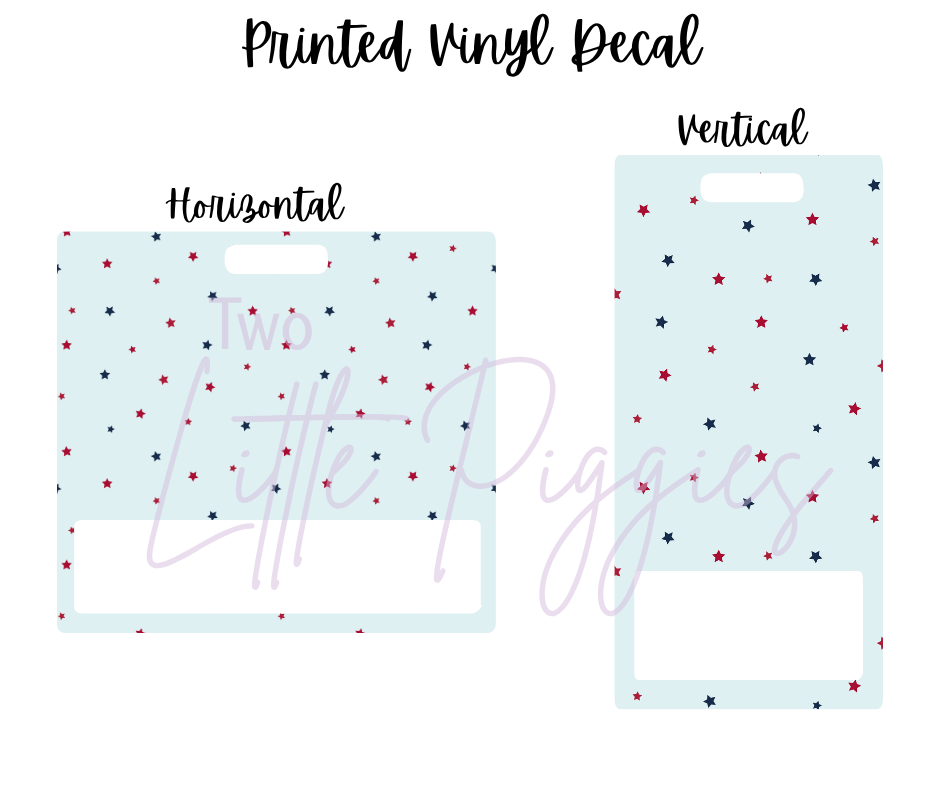Printed Vinyl - Christmas - Navy and Berry