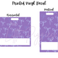 Printed Vinyl - Wisteria