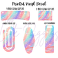 Printed Vinyl - Whimsy Pastel