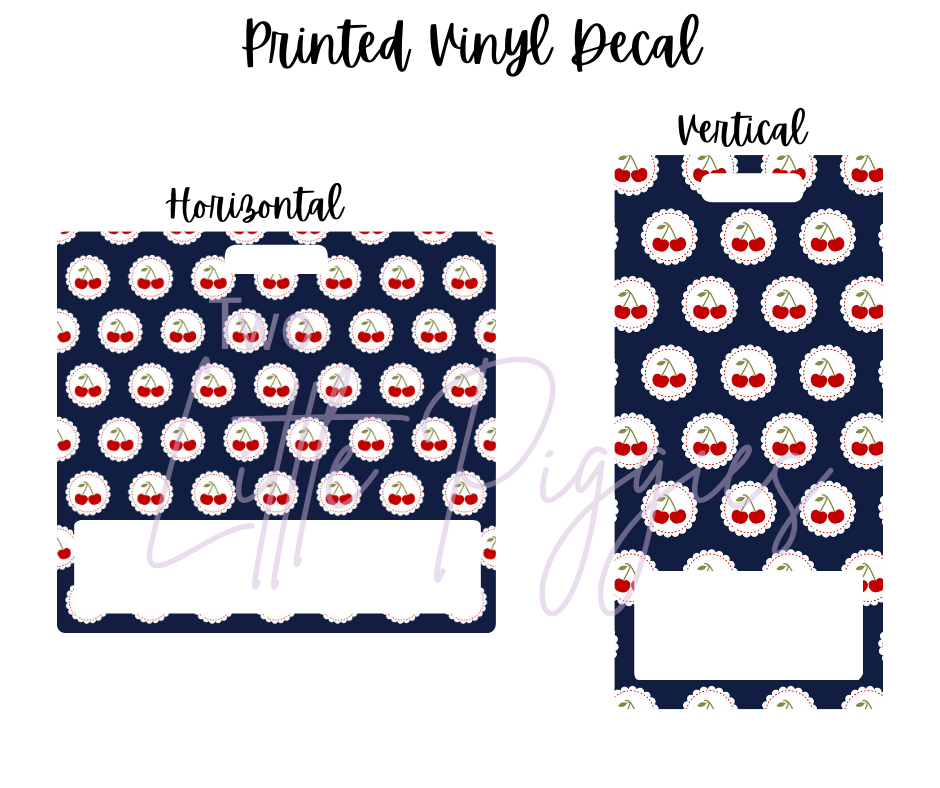 Printed Vinyl - 4th of July - Cherries