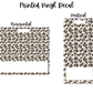 Printed Vinyl - Neutral Safari Collection