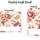 Printed Vinyl - Toile Floral
