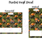 Printed Vinyl - Halloween Floral Collection