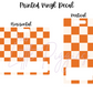 Printed Vinyl - Checkers - Boho Muted