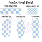 Printed Vinyl - Pastel Checkers Collection