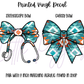 Printed Vinyl - Orange Turquoise Aztec