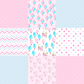 Printed Vinyl - Cotton Candy
