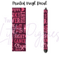 Printed Vinyl - Breast Cancer Awareness 2