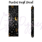 Printed Vinyl - Gemini - Black and Gold