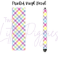 Printed Vinyl - Spring Plaid