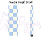Printed Vinyl - Pastel Checkers Collection