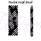 Printed Vinyl - Checkered Punk