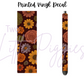 Printed Vinyl - Burgundy Fall Floral