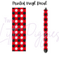 Printed Vinyl - Cheer - Red and Black