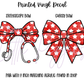 Printed Vinyl - 4th of July - Stars and Bows