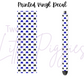 Printed Vinyl - Cheer - Royal Blue