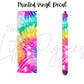 Printed Vinyl - Rainbow Tie Dye
