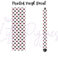 Printed Vinyl - Cheer - Burgundy, White and Black