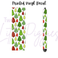 Printed Vinyl - Christmas Trees