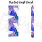 Printed Vinyl - Watercolor - Blue and Purple