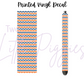 Printed Vinyl - Cheer - Navy and Orange