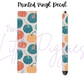 Printed Vinyl - Teal Pumpkin