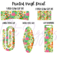Printed Vinyl - Summer Floral Collection
